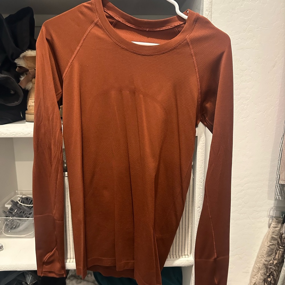 lululemon athletica Copper Long Sleeve Top